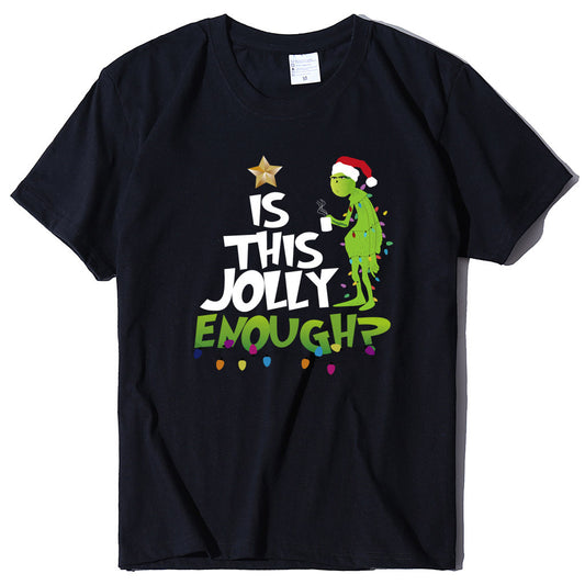 Camiseta de manga corta con estampado «Green Man» en inglés