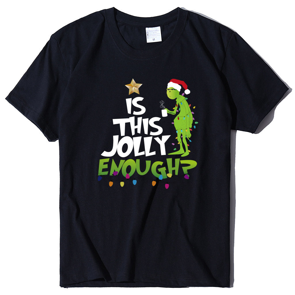 Camiseta de manga corta con estampado «Green Man» en inglés
