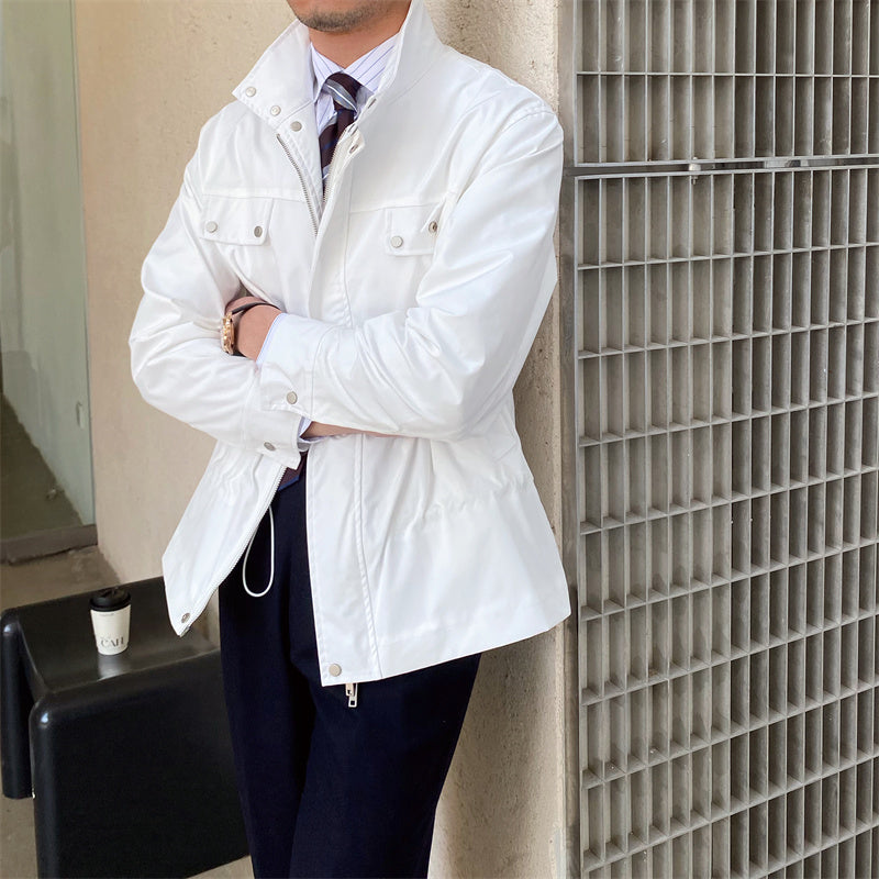 Chaqueta a cuadros, corte ligeramente holgado, para hombre