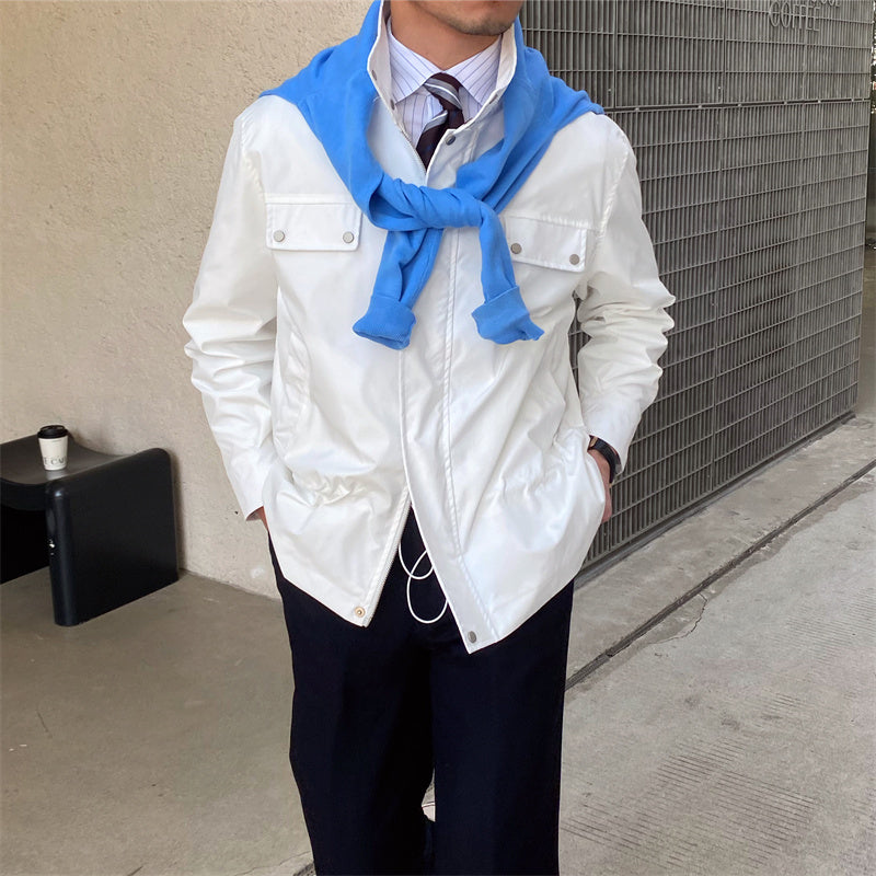 Chaqueta a cuadros, corte ligeramente holgado, para hombre
